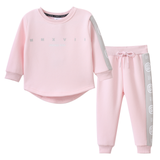 Dolce Detailed Crew & Pant Set - Pink
