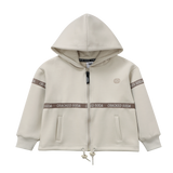 Zinnia Sports Zip Jacket - White Sand