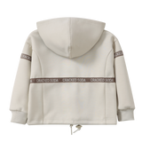 Zinnia Sports Zip Jacket - White Sand
