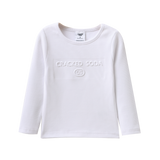 Zinnia Ribbed Fleece L/S - White