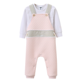 Bella Detailed Overalls - Pink