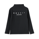 Harlow Ribbed Fleece L/S -Black