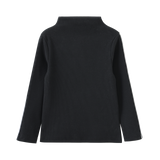Harlow Ribbed Fleece L/S -Black