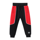 Harlow Detailed Trackpant - Black & Red