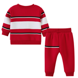 Harlow Crew & Pant Set - Red