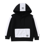Onyx Detailed Hoodie - Black