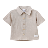 Freddie Linen Shirt - Pebble