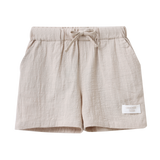 Freddie Linen Short - Pebble