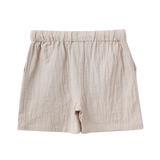 Freddie Linen Short - Pebble