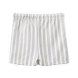 Freddie Stripe Short - Pebble