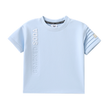 Storm Embossed Tee - Blue