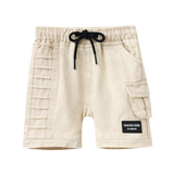 Jax Detailed Denim Short - Oat