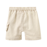 Jax Detailed Denim Short - Oat