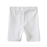 Stella Ribbed Shorts - White