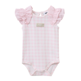 Tilli Check Frill Bodysuit
