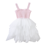 Tilli Pink/White Shredded Tutu