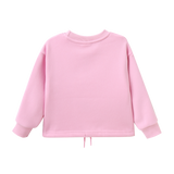 Savannah Embossed Detail Crew - Pink