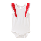 London Frill Bodysuit & Layer skirt Set
