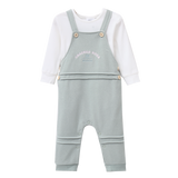 Tessa 2Pc Detailed Overalls - Sage