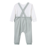 Tessa 2Pc Detailed Overalls - Sage