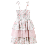 Tessa Floral Ribbed Layered Dress