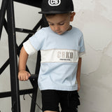 Storm CRKD Tee & Denim Short Set - Black