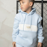 Storm Detailed Hoodie - Blue