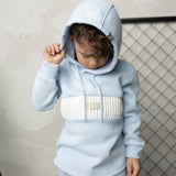 Storm Detailed Hoodie - Blue