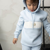 Storm Detailed Hoodie - Blue