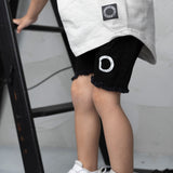 Taj Denim Shorts - Black