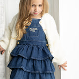Tilli Soft Fluffy Knit Cardigan - White