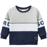 Archie Detailed Crew - Navy/Oat