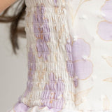 Wisteria Layered Dress - Purple Floral