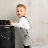 Ajax Textured Overall Set - Grey