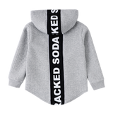 Ajax Texture Hoodie - Grey - Mens