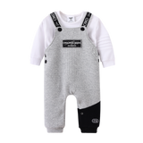 Ajax Textured Overall Set - Grey