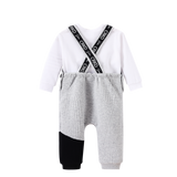 Ajax Textured Overall Set - Grey