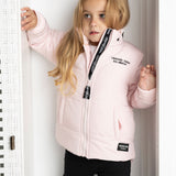 Alaska Detailed Puffer Jacket - Pink