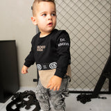 Albie Tee - Biscuit/Black