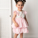 Alexis Layered Tutu - Cream/Pink