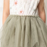 Alexis Shredded Tutu - Cream/Sage