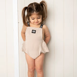 Amanie Frill Overall - Beige