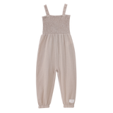 Amanie Overall with Ruching - Beige