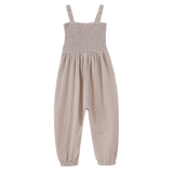 Amanie Overall with Ruching - Beige