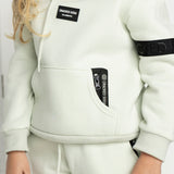 Arlo Pocket Hoodie Pale Aqua