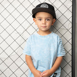 Ash Detailed Tee - Ice Blue