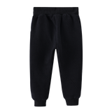 Asher Textured Trackpants - Black.