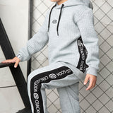 Ashton Textured Trackpants - Grey