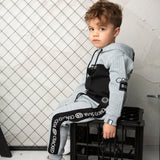 Ashton Textured Trackpants - Grey