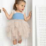 Ava Detailed Tutu - Blue